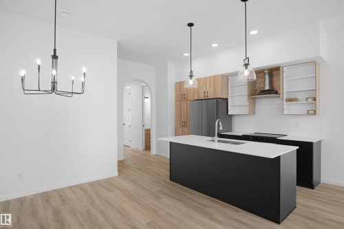 20603 42 Avenue, Edmonton, AB - Indoor Photo Showing Kitchen With Upgraded Kitchen