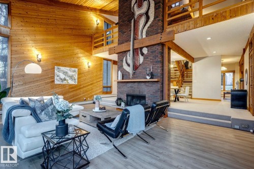 18420 8A Avenue, Edmonton, AB - Indoor With Fireplace