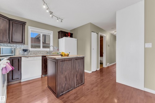 18615 75 Avenue, Edmonton, AB - Indoor Photo Showing Kitchen