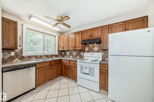 207 Homestead Crescent, Edmonton, AB - Indoor Photo Showing Kitchen With Double Sink