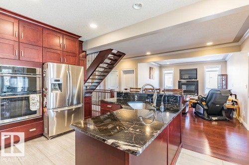 10535 80 Street, Edmonton, AB - Indoor Photo Showing Kitchen With Upgraded Kitchen