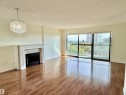 604 11027 87 Avenue, Edmonton, AB  - Indoor Photo Showing Living Room With Fireplace 