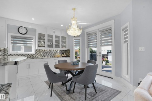 16608 9 Street, Edmonton, AB - Indoor Photo Showing Dining Room