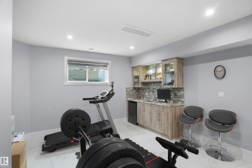 16608 9 Street, Edmonton, AB - Indoor Photo Showing Gym Room