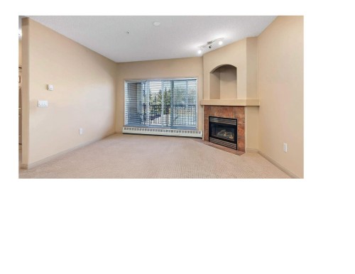 209 5280 Terwillegar Boulevard Nw, Edmonton, AB - Indoor With Fireplace