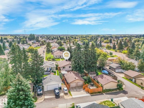 Aerial view of residential area - 3608 15 Avenue, Edmonton, AB - Outdoor With View