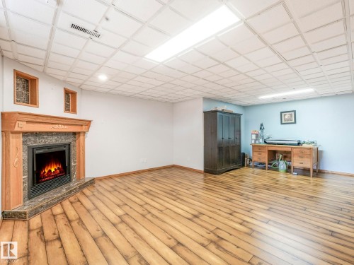 3608 15 Avenue, Edmonton, AB - Indoor With Fireplace