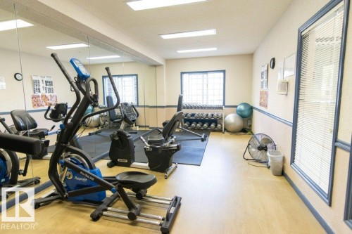417 16303 95 Street, Edmonton, AB - Indoor Photo Showing Gym Room