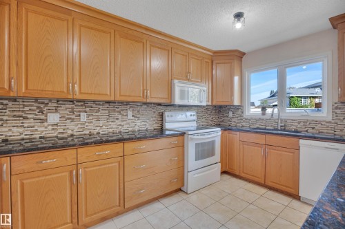 6720 20 Avenue, Edmonton, AB - Indoor Photo Showing Kitchen With Double Sink