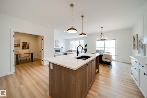 14 Cloutier Close, St. Albert, AB - Indoor Photo Showing Kitchen With Double Sink With Upgraded Kitchen