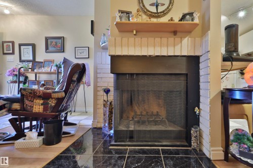 127 2204 118 Street, Edmonton, AB - Indoor Photo Showing Other Room With Fireplace