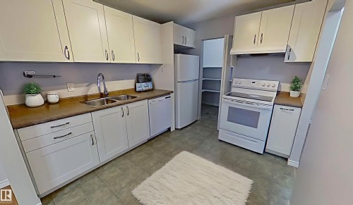 9309 172 Street, Edmonton, AB - Indoor Photo Showing Kitchen With Double Sink