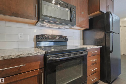230 6076 Schonsee Way Nw, Edmonton, AB - Indoor Photo Showing Kitchen