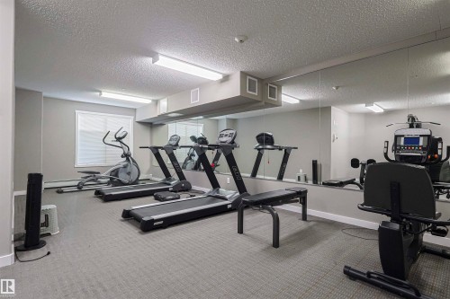 230 6076 Schonsee Way Nw, Edmonton, AB - Indoor Photo Showing Gym Room