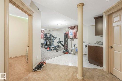 1238 Secord Landing Landing, Edmonton, AB - Indoor Photo Showing Gym Room