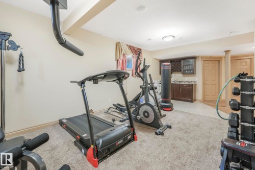 1238 Secord Landing Landing, Edmonton, AB - Indoor Photo Showing Gym Room