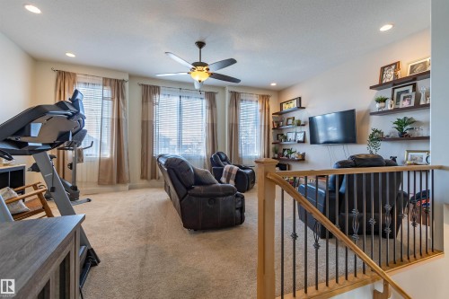 9 Southbridge Crescent, Calmar, AB - Indoor Photo Showing Gym Room