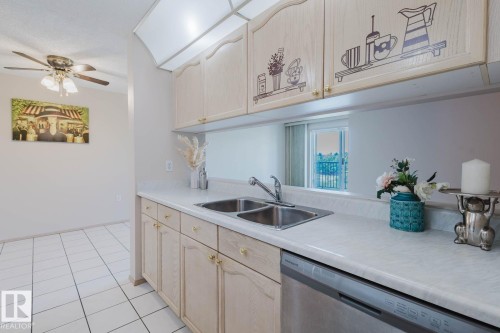 334 9620 174 Street, Edmonton, AB - Indoor Photo Showing Kitchen With Double Sink
