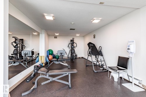 802 11920 100 Avenue, Edmonton, AB - Indoor Photo Showing Gym Room