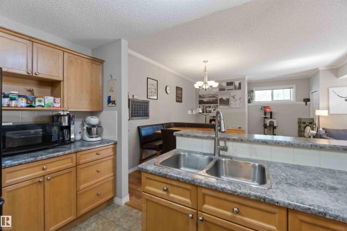 8A 79 Bellerose Drive, St. Albert, AB - Indoor Photo Showing Kitchen With Double Sink