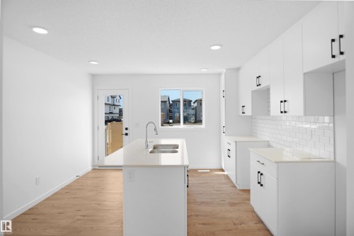 2115 210 Street, Edmonton, AB - Indoor Photo Showing Kitchen With Double Sink