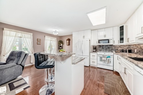 229 Warwick Road, Edmonton, AB - Indoor Photo Showing Kitchen With Upgraded Kitchen