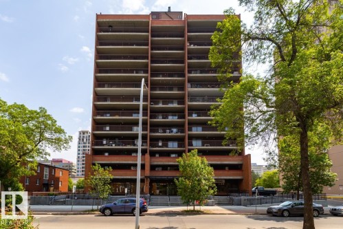 607 9917 110 Street, Edmonton, AB - Outdoor With Balcony With Facade