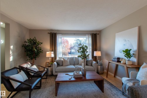 8916 148 Street, Edmonton, AB - Indoor Photo Showing Living Room