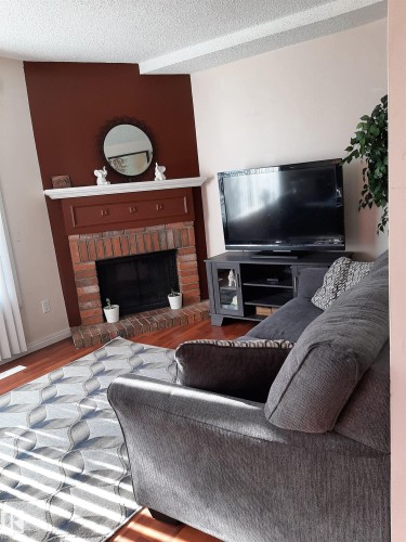 1068 Lakewood Road N, Edmonton, AB - Indoor Photo Showing Living Room