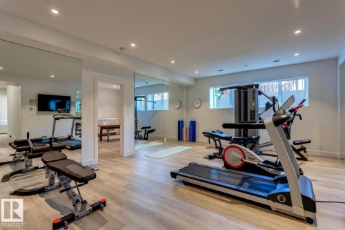 682 Howatt Drive, Edmonton, AB - Indoor Photo Showing Gym Room