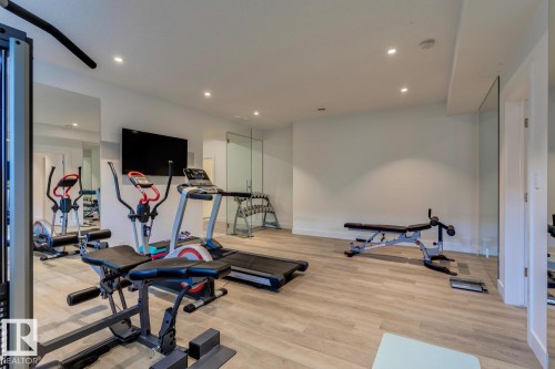 682 Howatt Drive, Edmonton, AB - Indoor Photo Showing Gym Room