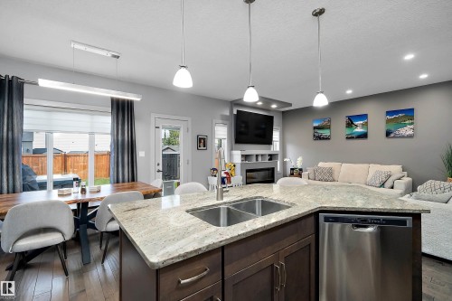 9852 224 Street, Edmonton, AB - Indoor Photo Showing Kitchen With Double Sink