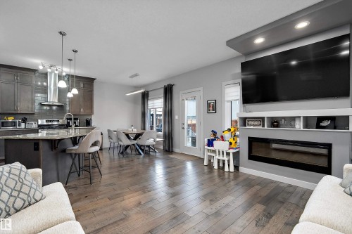 9852 224 Street, Edmonton, AB - Indoor With Fireplace