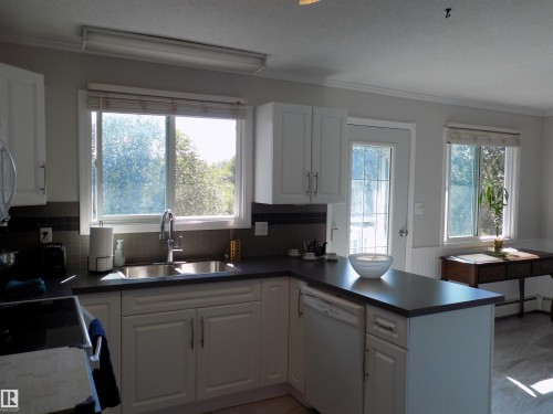 43, 464079 Rge Rd 244, Rural Wetaskiwin County, AB - Indoor Photo Showing Kitchen With Double Sink