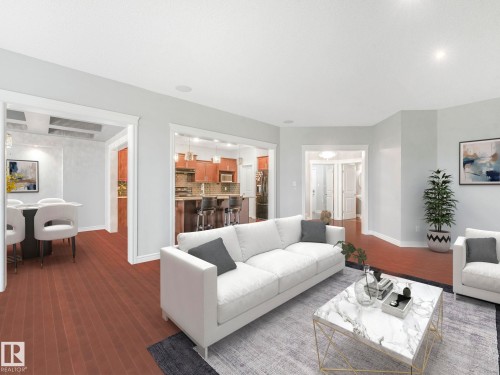 1703 33B Street, Edmonton, AB - Indoor Photo Showing Living Room