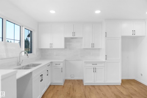 96 1430 Aster Way, Edmonton, AB - Indoor Photo Showing Kitchen With Double Sink