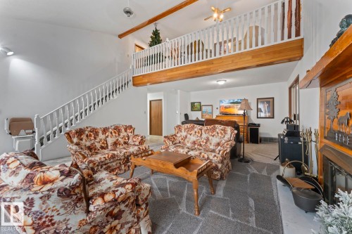 1102 13 Avenue, Cold Lake, AB - Indoor Photo Showing Other Room With Fireplace