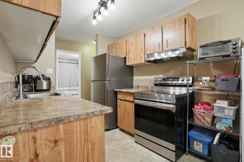 201 11046 130 Street, Edmonton, AB - Indoor Photo Showing Kitchen