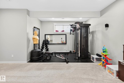 5915 19 Avenue, Edmonton, AB - Indoor Photo Showing Gym Room