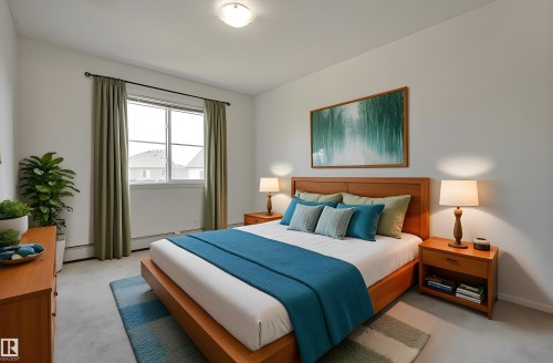 303 530 Watt Boulevard, Edmonton, AB - Indoor Photo Showing Bedroom