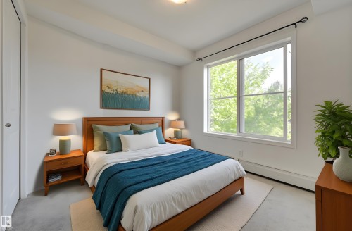 303 530 Watt Boulevard, Edmonton, AB - Indoor Photo Showing Bedroom