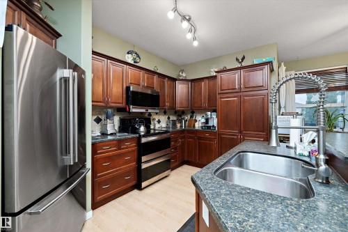 17808 109 Street, Edmonton, AB - Indoor Photo Showing Kitchen With Double Sink