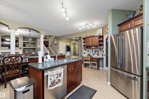 17808 109 Street, Edmonton, AB - Indoor Photo Showing Kitchen With Stainless Steel Kitchen