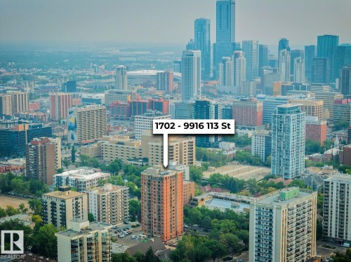 1702 9916 113 Street, Edmonton, AB - Outdoor With View