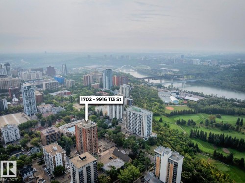 1702 9916 113 Street, Edmonton, AB - Outdoor With View