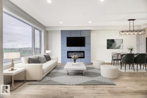 8063 Cedric Mah Road, Edmonton, AB - Indoor Photo Showing Living Room