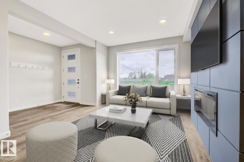 8063 Cedric Mah Road, Edmonton, AB - Indoor Photo Showing Living Room