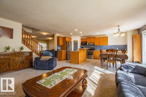 1119 114 Street, Edmonton, AB - Indoor Photo Showing Living Room