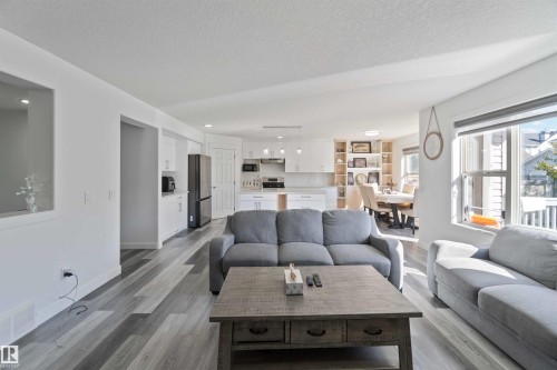 1017 82 Street, Edmonton, AB - Indoor Photo Showing Living Room