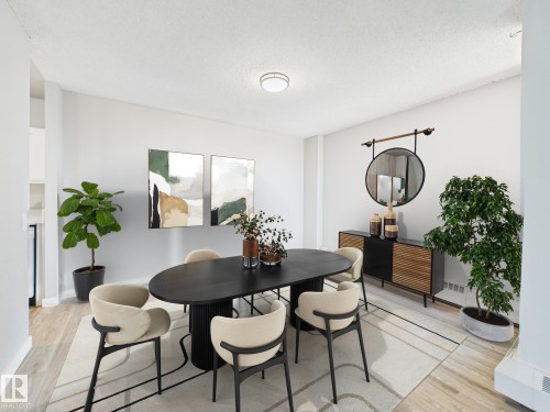 810C 10145 109 Street, Edmonton, AB - Indoor Photo Showing Dining Room